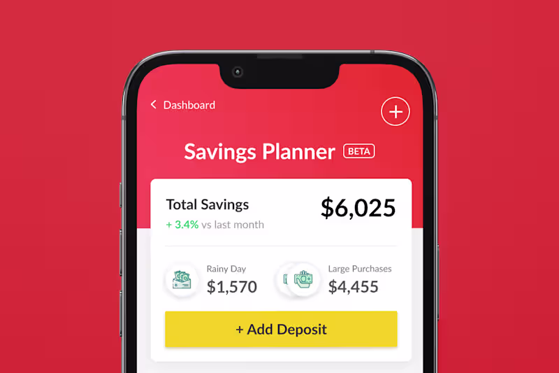 Cover image for SaaS Savings Planner Design