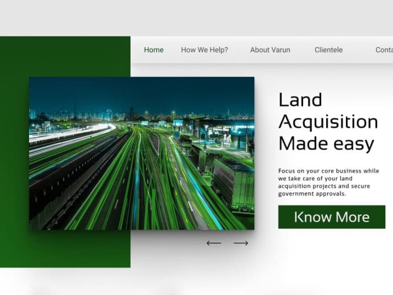 Cover image for Website Design for a Real Estate Consultancy