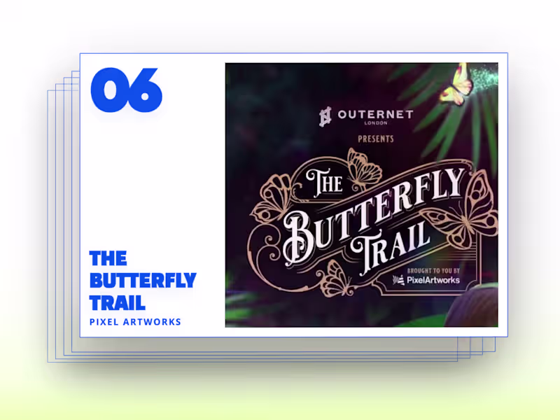 Cover image for The Butterfly Trail | World-First WebAR Experience