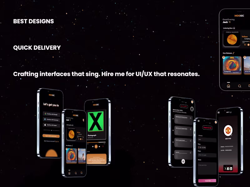 Cover image for Engaging, modern and minimalistic user friendly designs . 