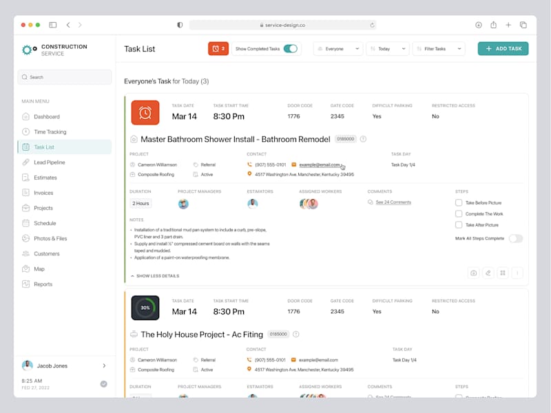 Cover image for Construction Management (SaaS web app)
