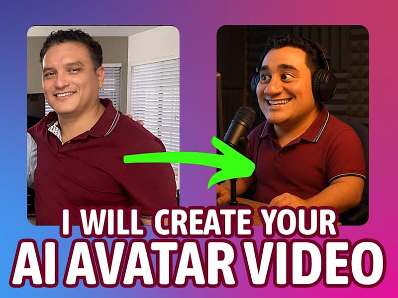 Cover image for You will get an AI Avatar Video of Yourself 👊