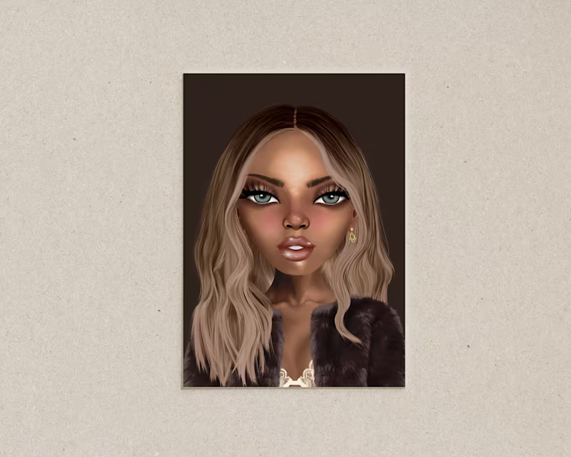 Cover image for Character Digital Cartoon Illustration