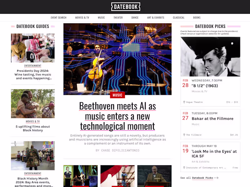 Cover image for Datebook | SF Chronicle