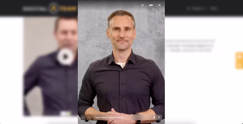 Cover image for Real Time AI Video Avatar Chat Widget
