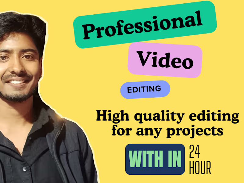 Cover image for Professional Video Editing for Engaging Content