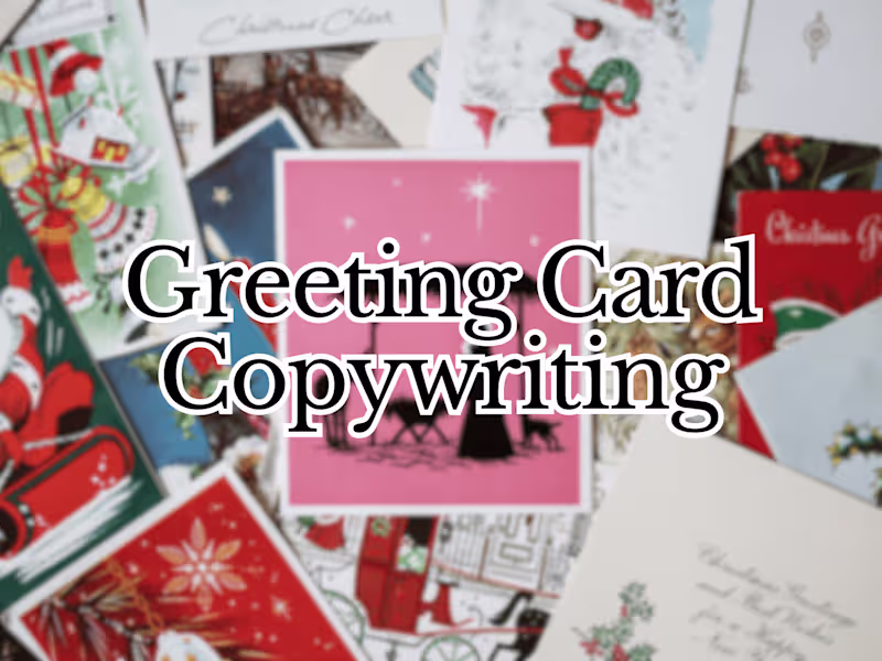 Cover image for Greeting Card Copywriting