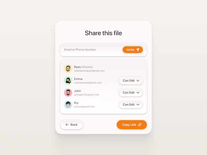 Cover image for Share Modal