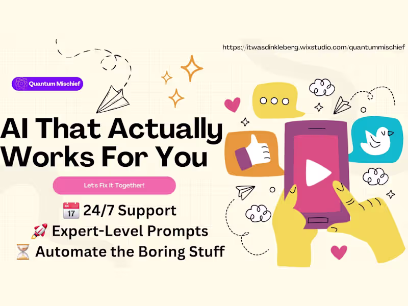 Cover image for Stop Buyin Trash Prompts—Get an AI Consultant Who Actually Works