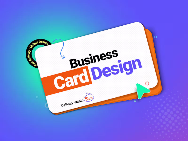 Cover image for Business card design