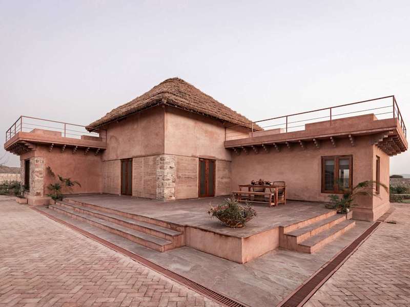 Cover image for Natural Mud House Built Using Traditional Construction Technique