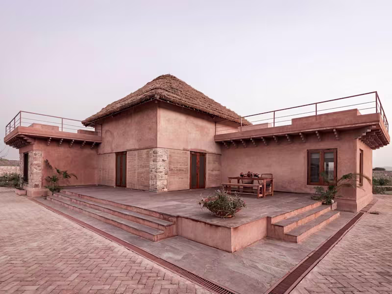 Cover image for Natural Mud House Built Using Traditional Construction Technique