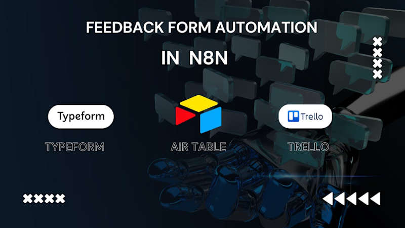 Cover image for Automating Feedback with n8n.io: Typeform -> Airtable -> Trello