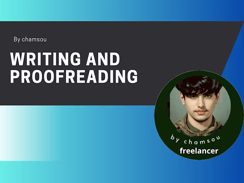 Cover image for Writing articles and blogs professionally 