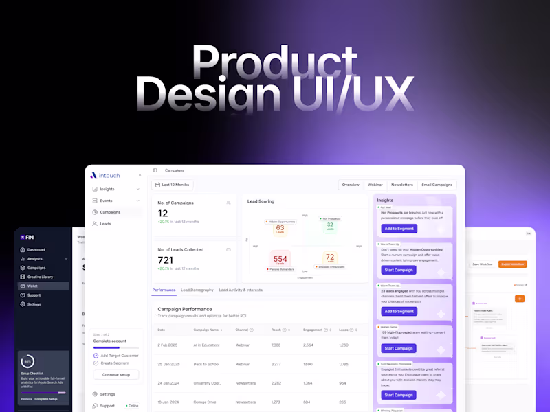 Cover image for Product design (UI/UX)