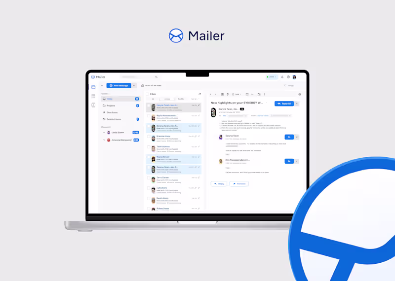 Cover image for Mailer App UI Kit