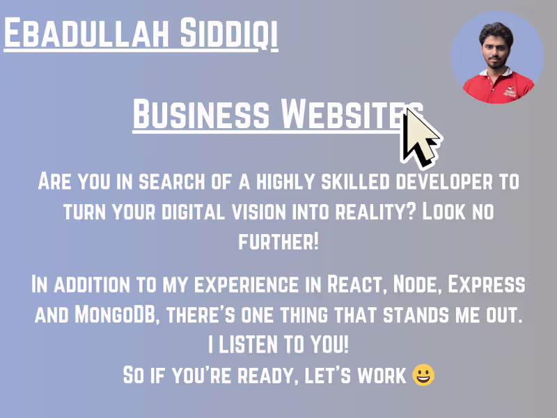 Cover image for Tailored Business Websites: Custom Design for Maximum Impact