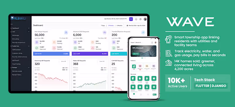 Cover image for Wave Township Managment App