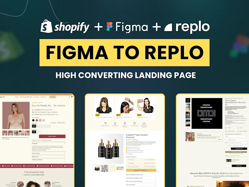 Cover image for Convert Your Figma Design to a Shopify Page with Replo