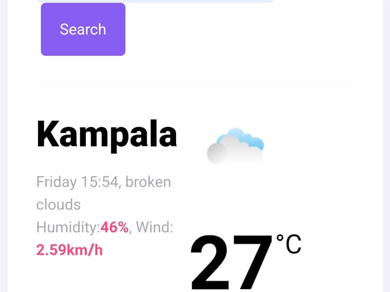 Cover image for My weather application