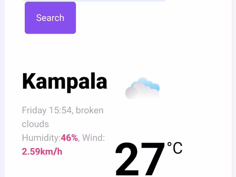 Cover image for My weather application