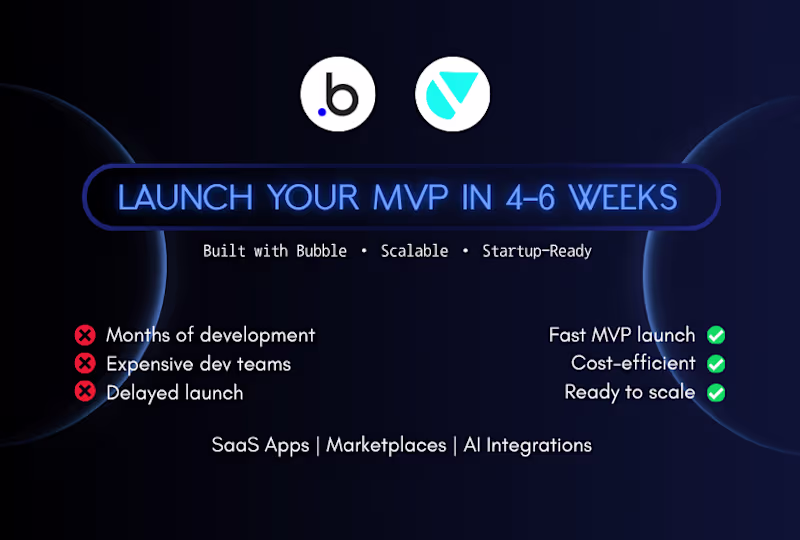 Cover image for Bubble.io MVP Development