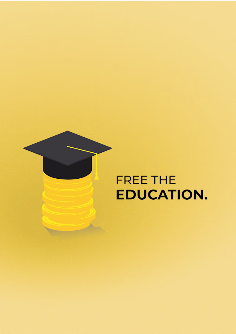 Cover image for Free the education campaign