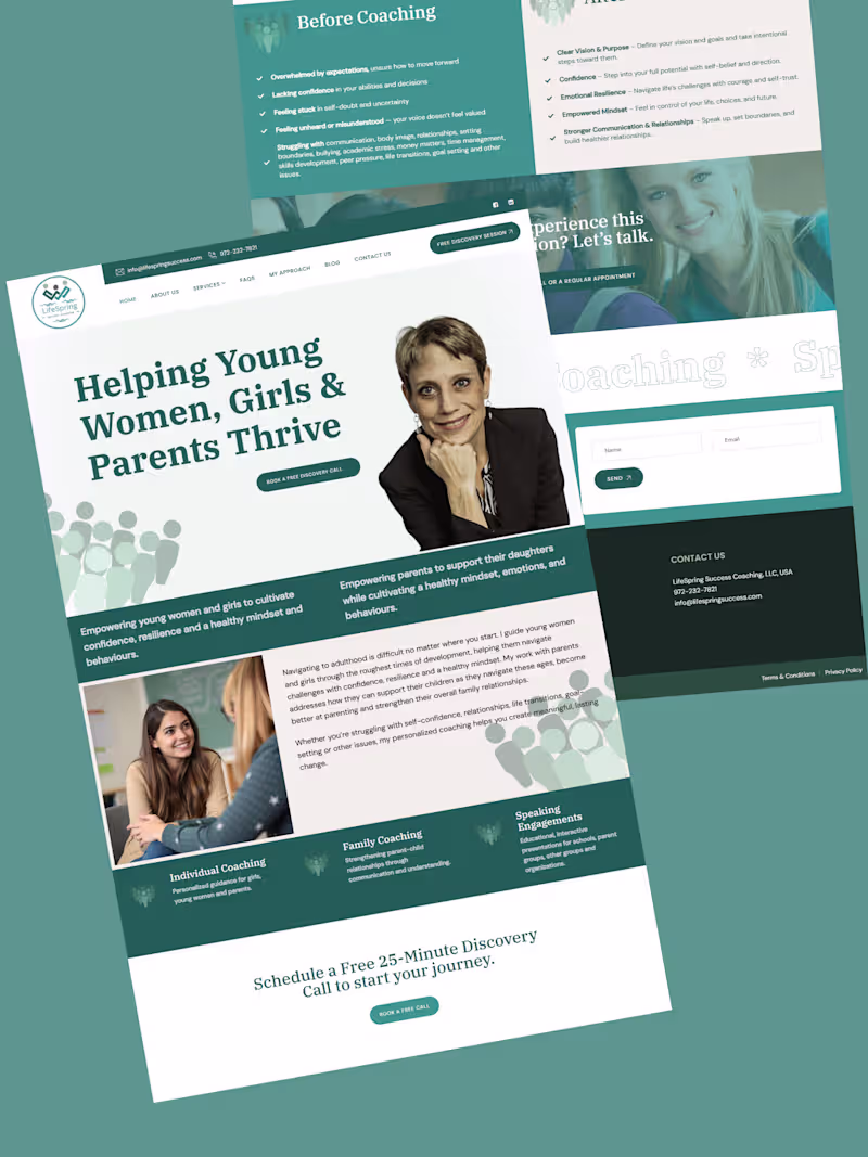 Cover image for Custom Logo & WordPress Website Design