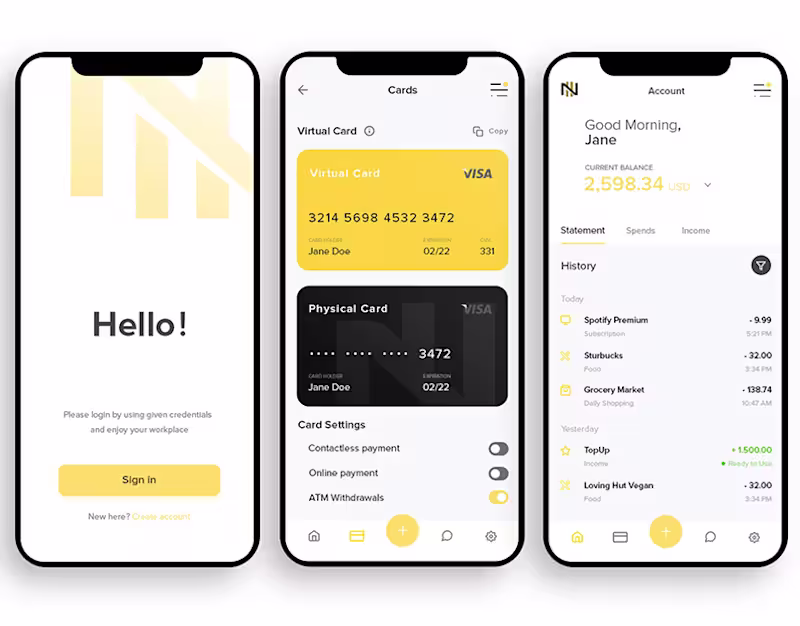 Cover image for Nomad Bank App 