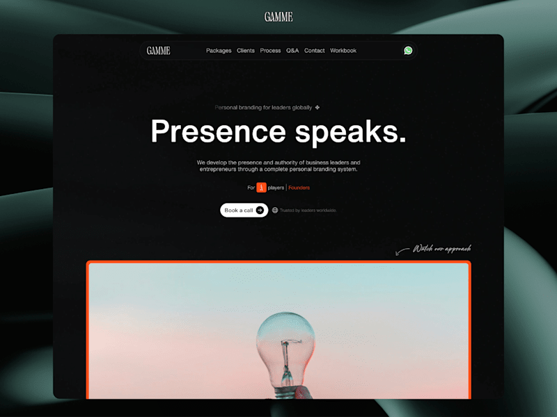 Cover image for Gamme Agency Website Design & Development