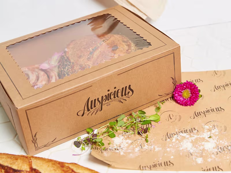 Cover image for Auspicious Baking Co. Packaging Design Project