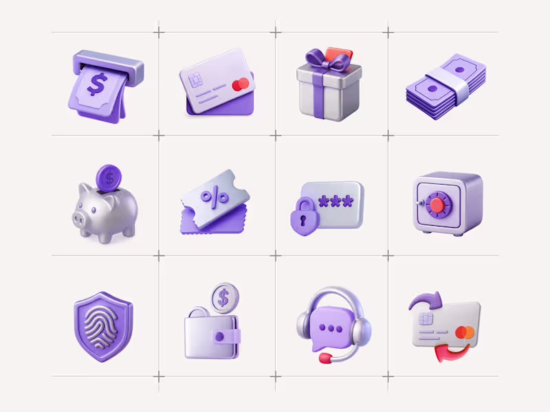 Cover image for 3D ICONS FINTECH
