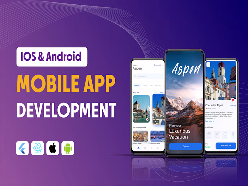 Cover image for Cross-Platform Mobile App Development for iOS & Android
