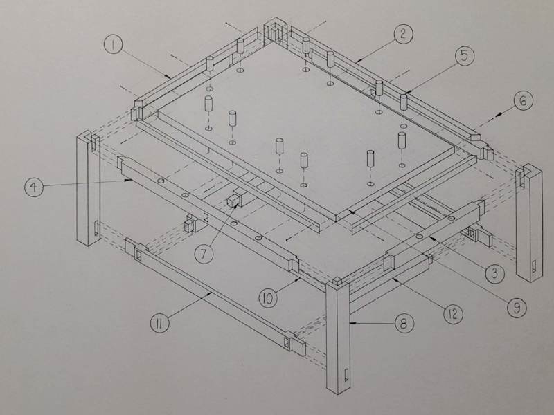 Cover image for COFFEE TABLE | MANUAL DRAFTING (BY HAND)