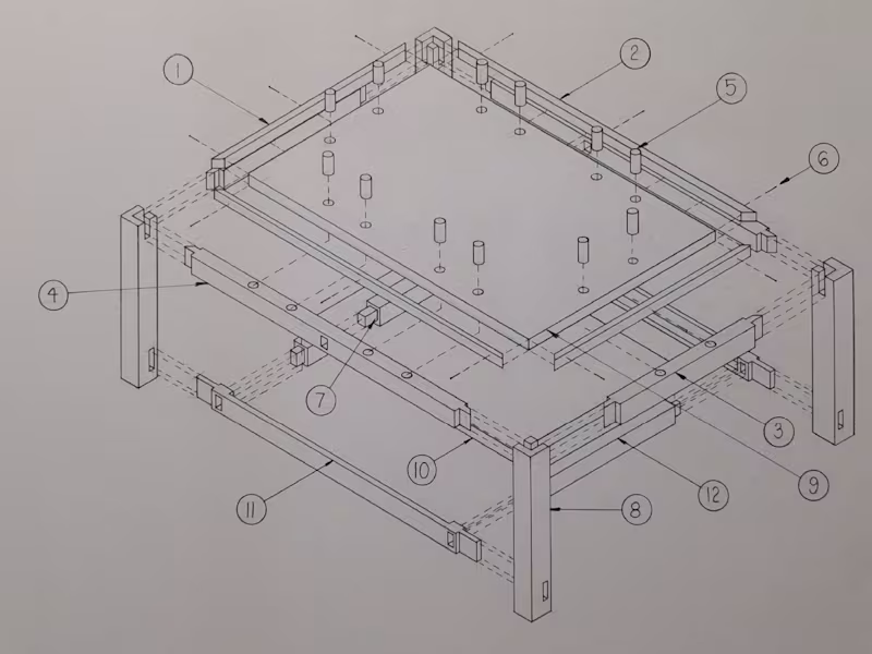 Cover image for COFFEE TABLE | MANUAL DRAFTING (BY HAND)