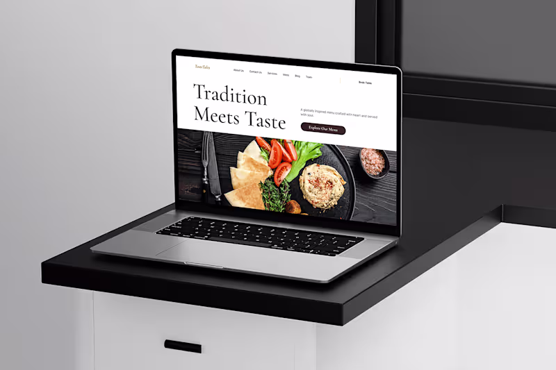 Cover image for Restaurant Website Design - TasteTale