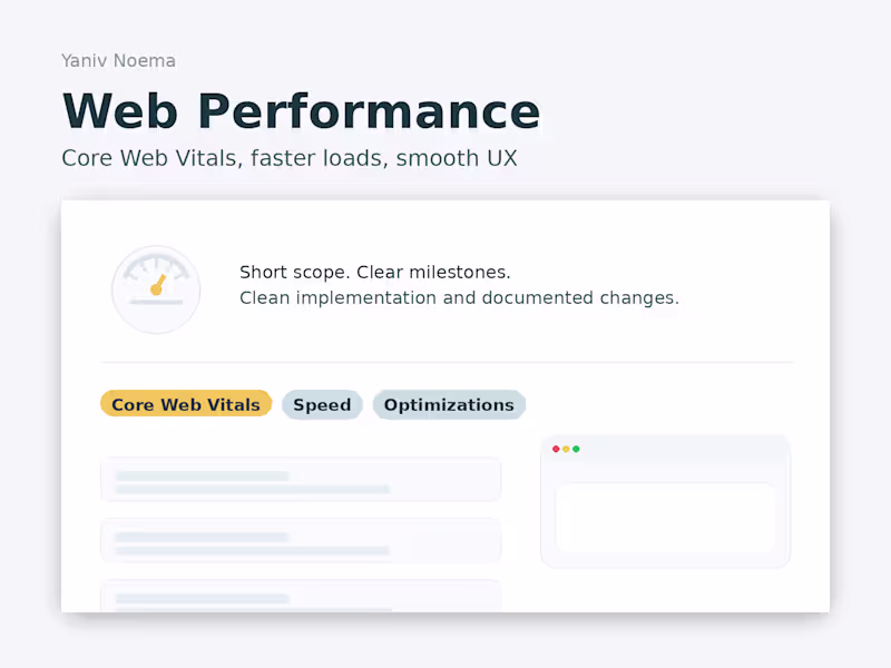 Cover image for Fix Core Web Vitals and Speed Up Your Website