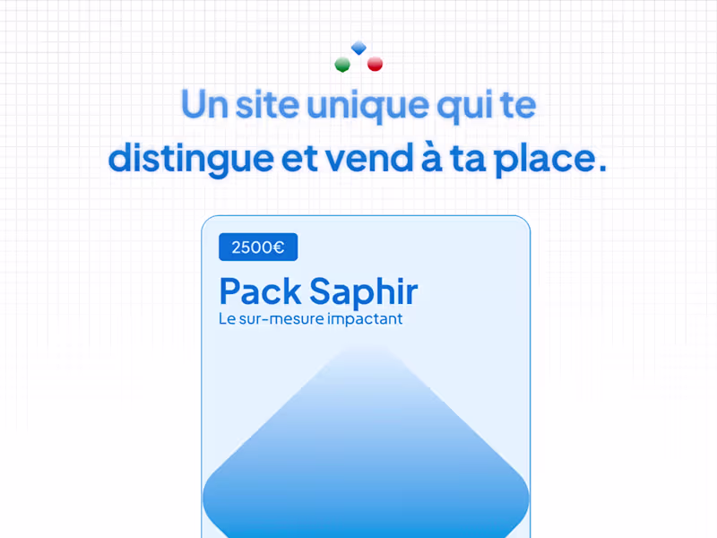Cover image for Pack Saphir — Le site impactant