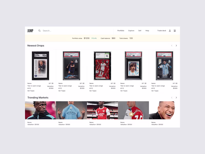 Cover image for Jump - e-commerce UI