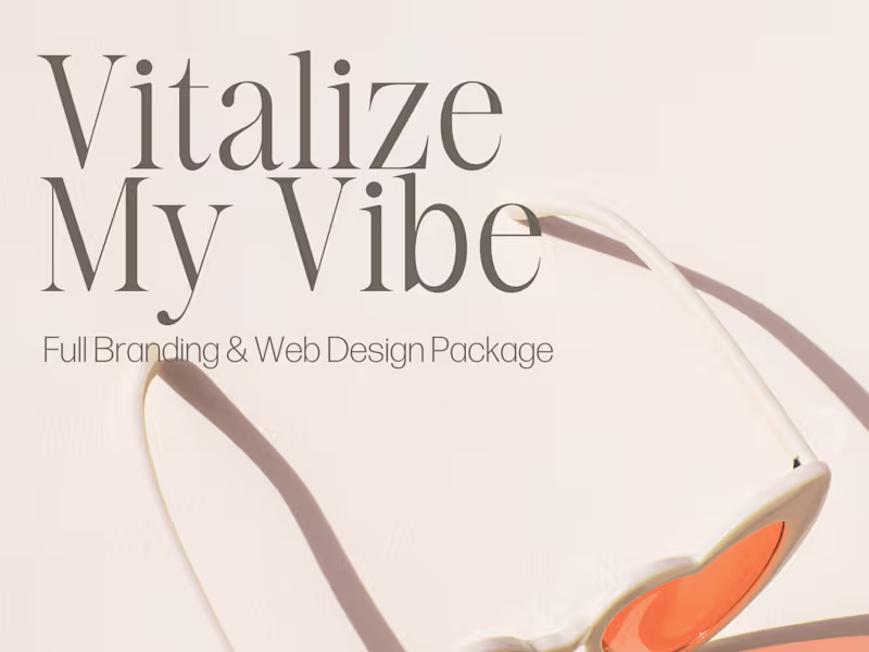 Cover image for Vitalize My Vibe