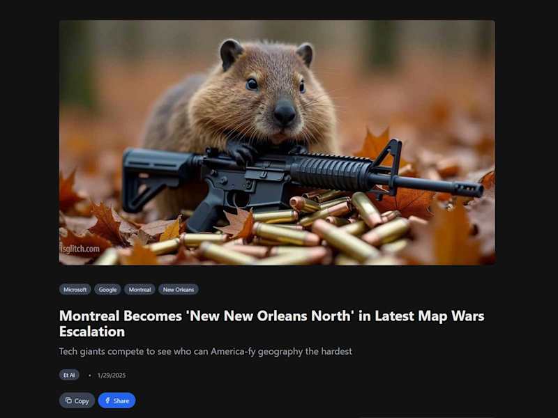 Cover image for isGlitch.com - Satirical Tech News Site