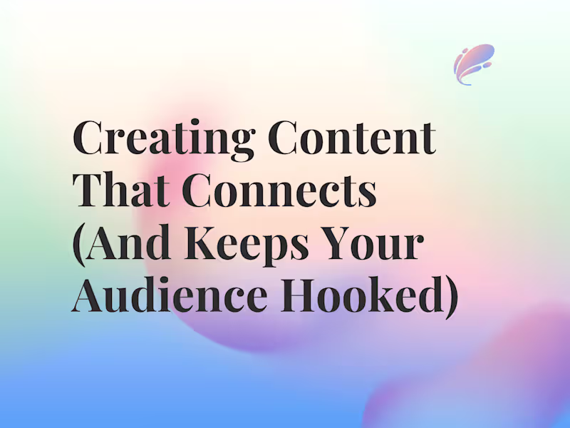 Cover image for Creating Articles That Connects (And Keeps Your Audience Hooked)
