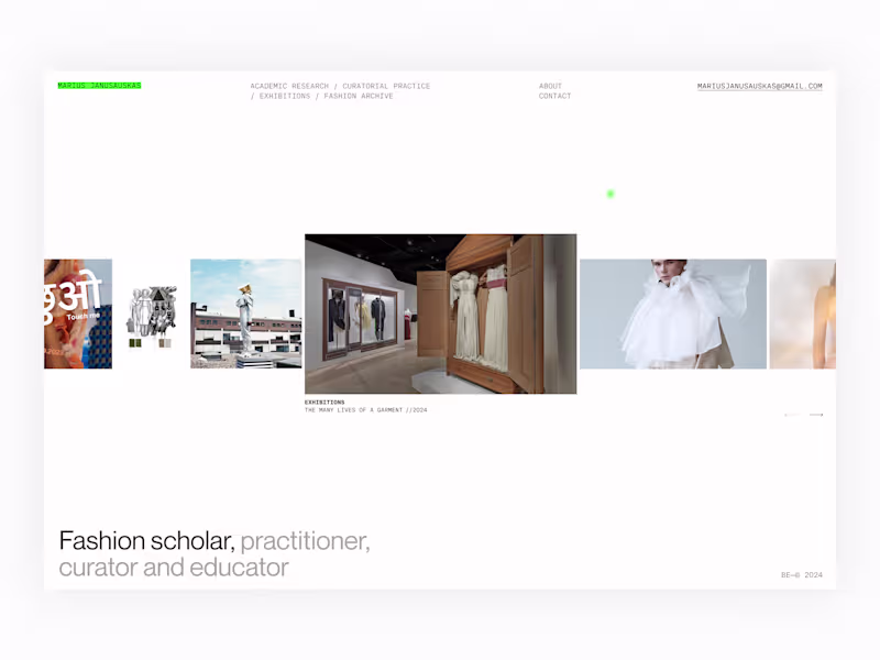 Cover image for Website design and development for Marius Janusauskas