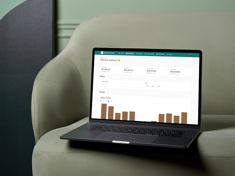 Cover image for Amazonia Client Portal Development