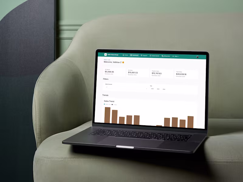 Cover image for Amazonia Client Portal Development