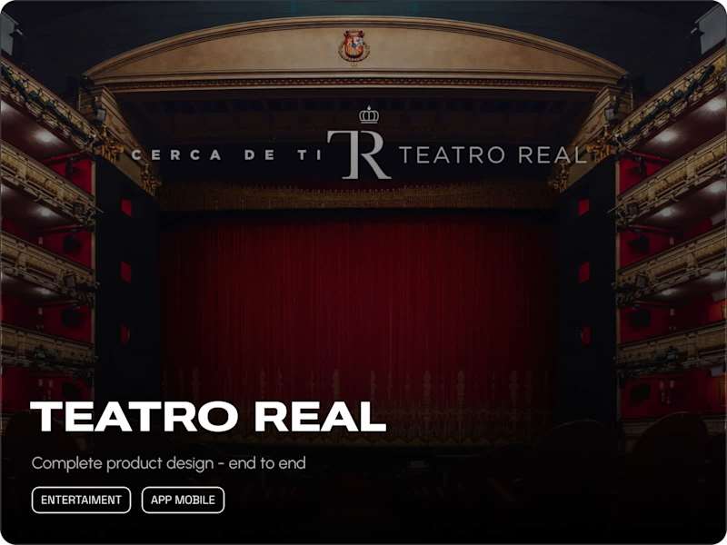 Cover image for Teatro Real Madrid - App for tickets