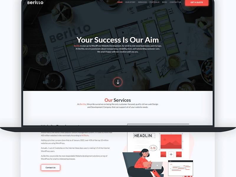 Cover image for Beritto - Leading Web Development and SEO Agency in Somalia