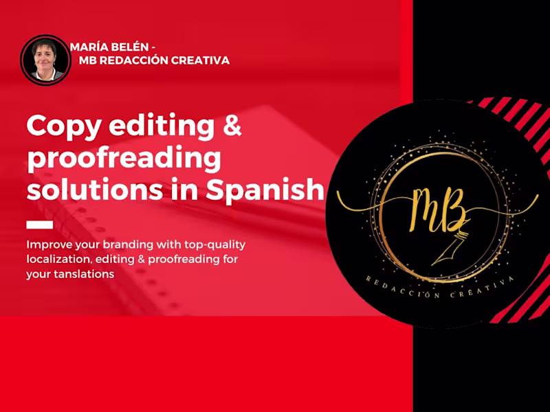 Cover image for European Spanish proofreading for website & blog