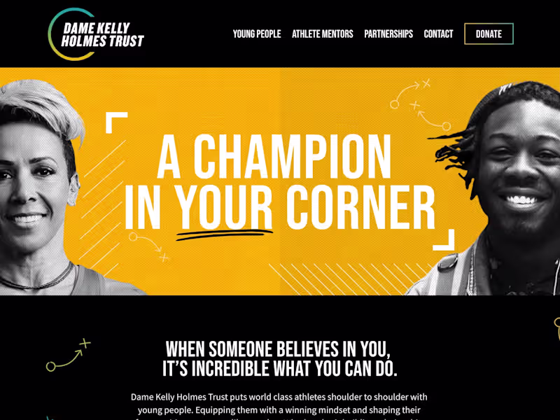 Cover image for Dame Kelly Holmes Trust
