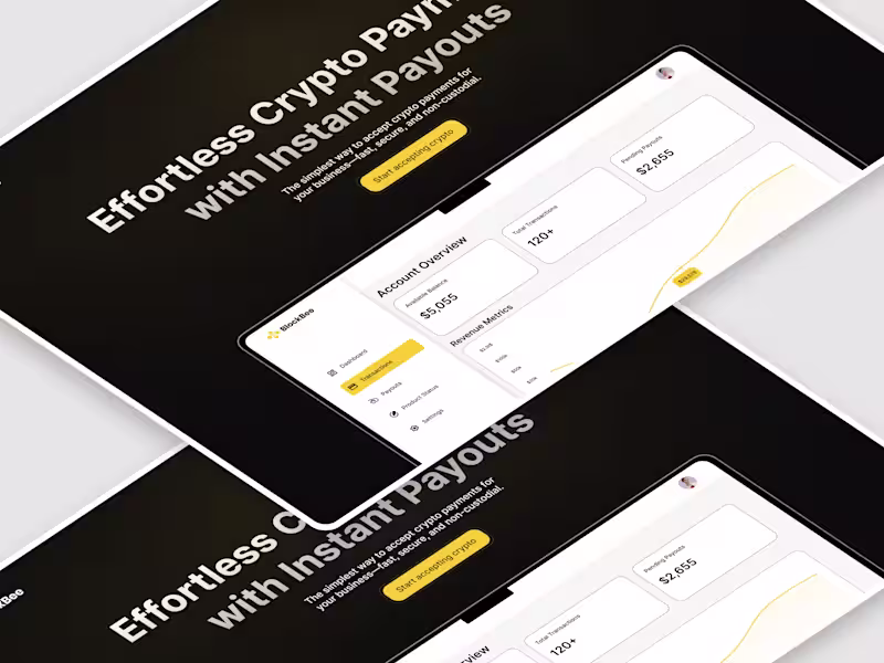 Cover image for BlockBee Homepage Redesign